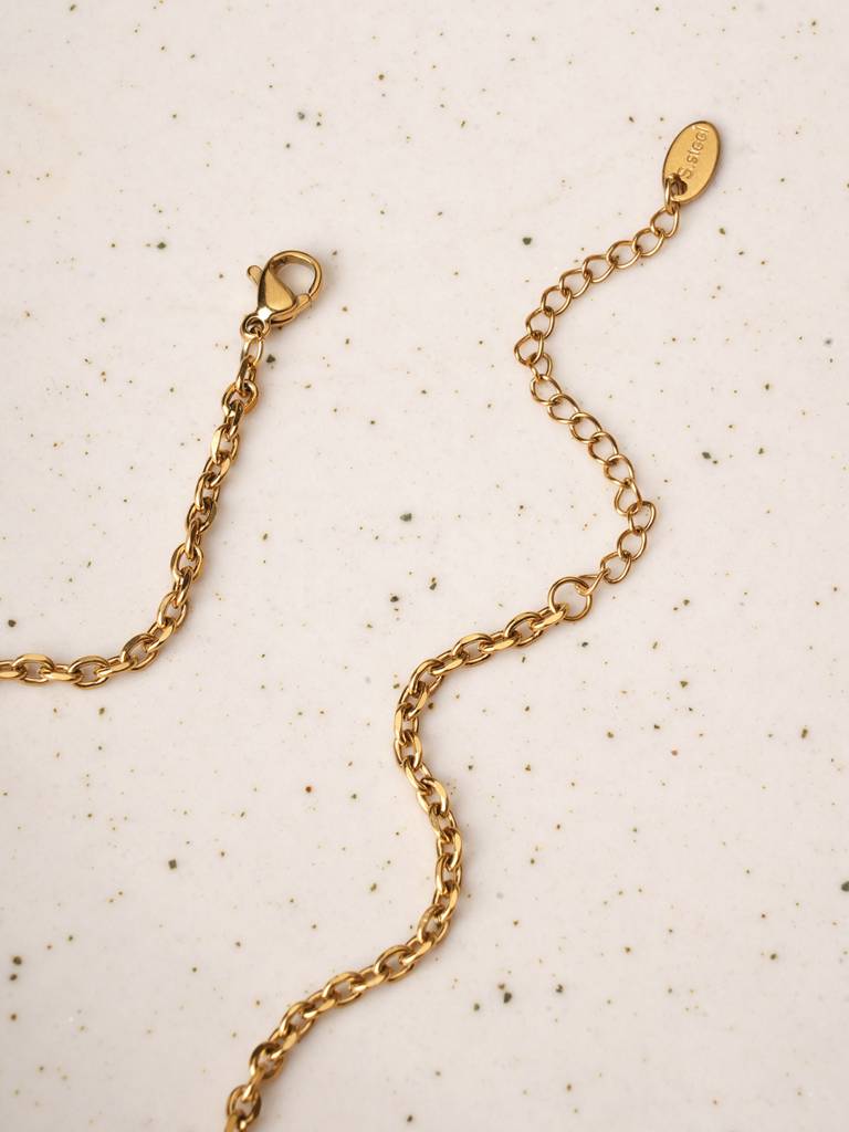 Twisted Elegance Rope Chain Necklace For Women : SSWNC0531