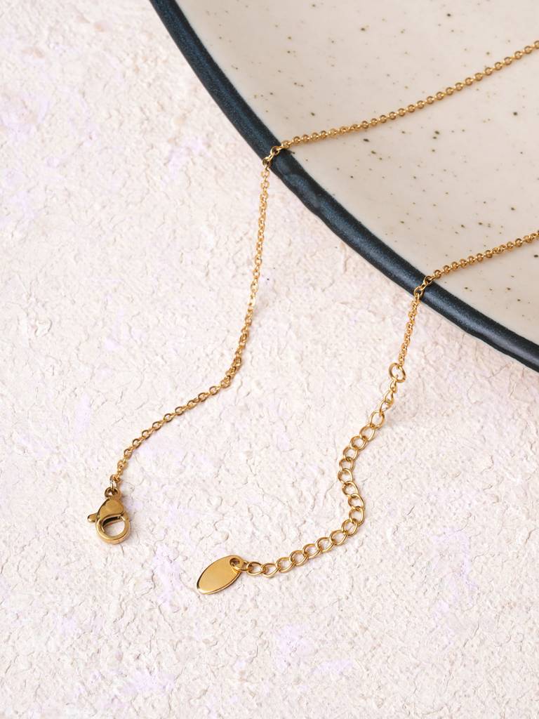 Baroque Pearl Whale Tail Necklace For Women : SSWNC0578