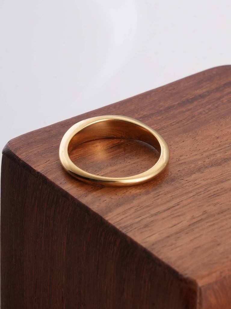 Elegant Gold Minimalist Diamond Ring For Womens : SSWRG0548-5