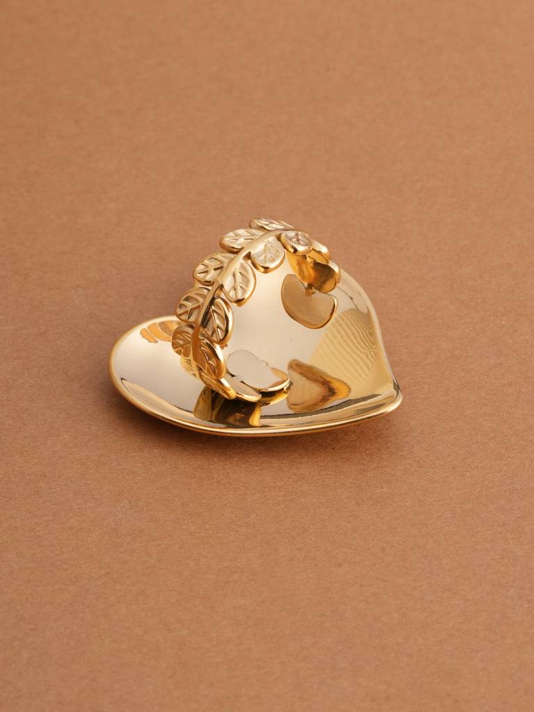 Golden Drift Ring For Womens (Size- Adjustable) - Waterproof & Anti-Tarnish : SSWRG0753-A