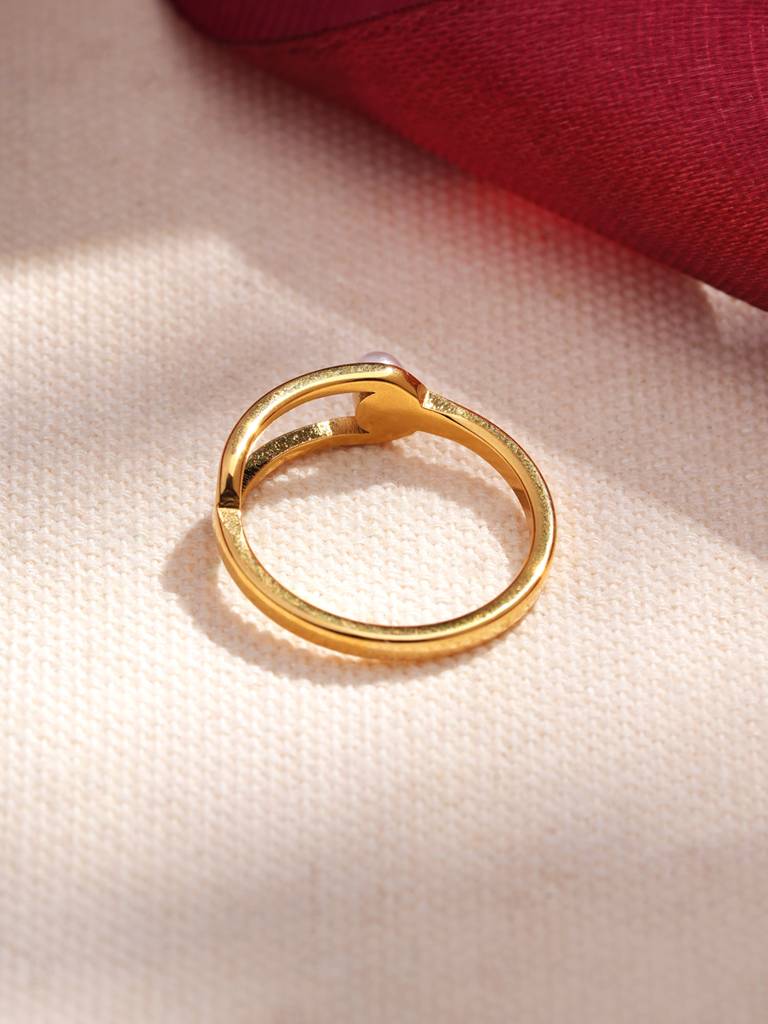 Pearl Orbit Minimal Ring For Women : SSWRG0804-5