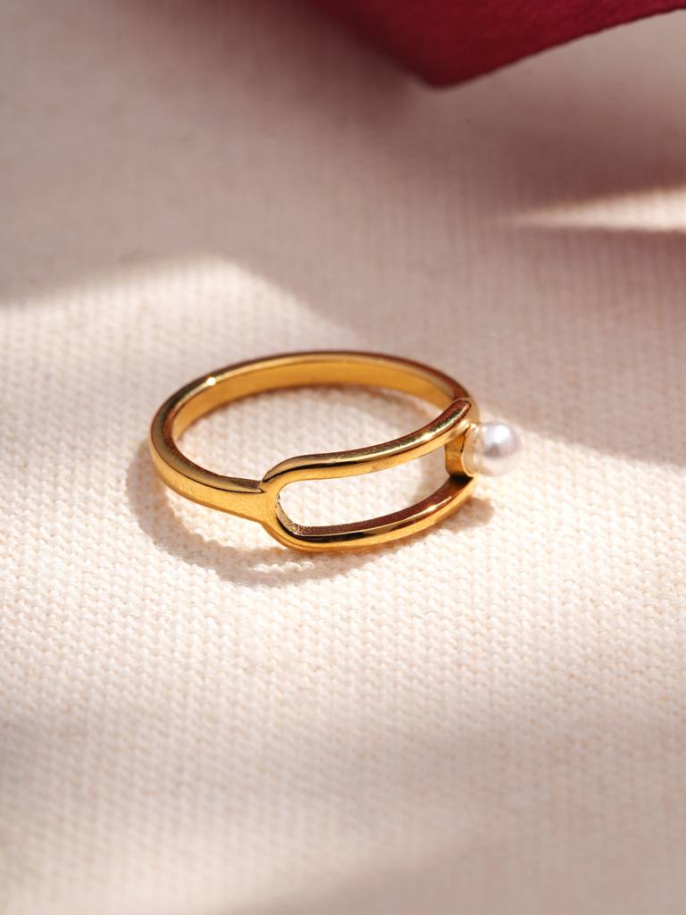 Pearl Orbit Minimal Ring For Women : SSWRG0804-5