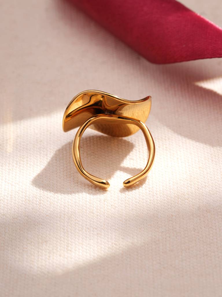 Abstract Plateau Ring For Women (Size - A) : SSWRG0828-A