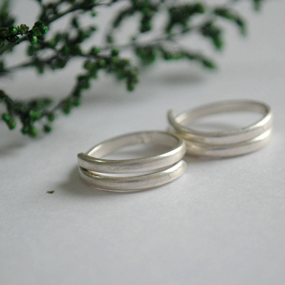 Minimalist Adjustable Sterling Silver Toe Ring : STR003
