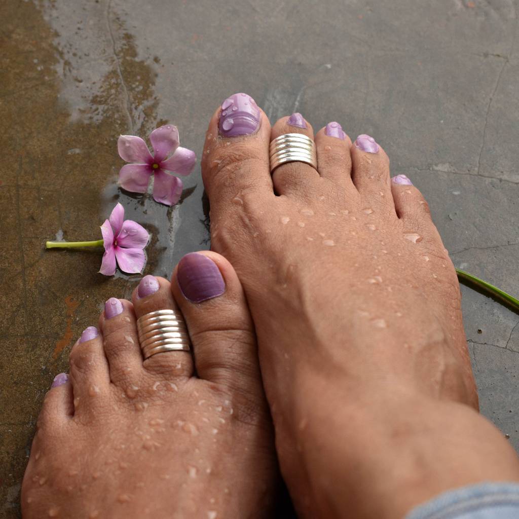 Spiral Coil Adjustable Toe Ring : STR007