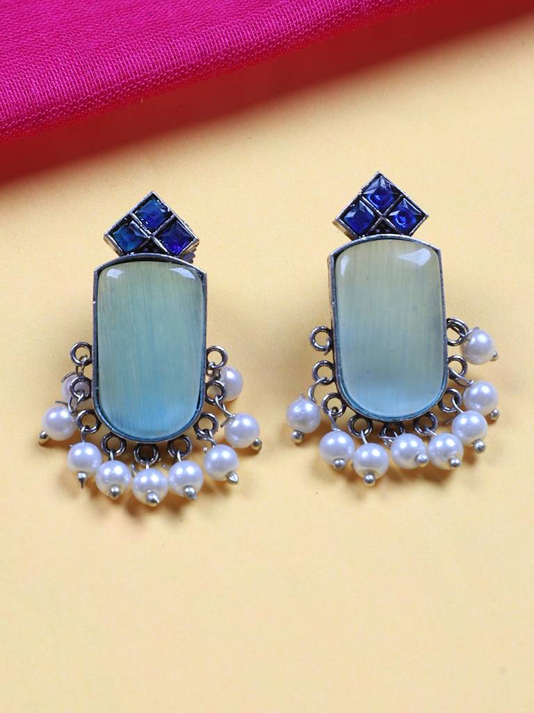 Firoza Mirzapur Stud Earrings : STSD1303