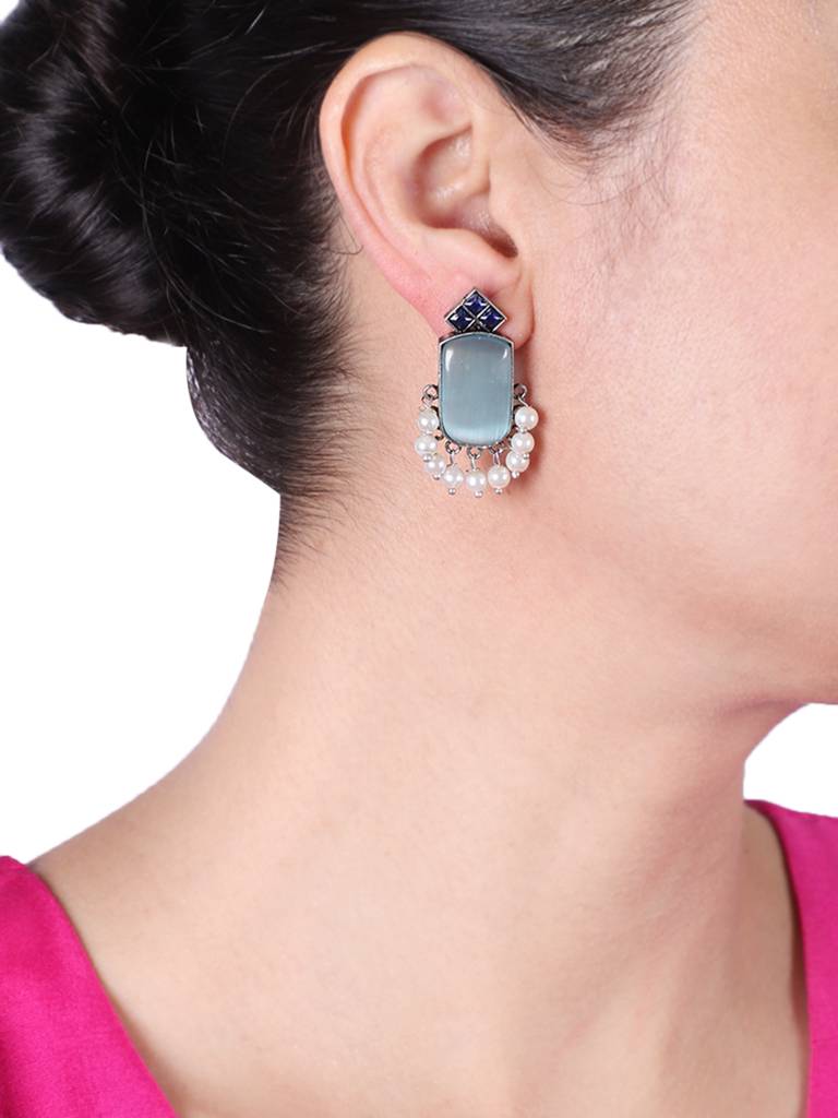 Firoza Mirzapur Stud Earrings : STSD1303