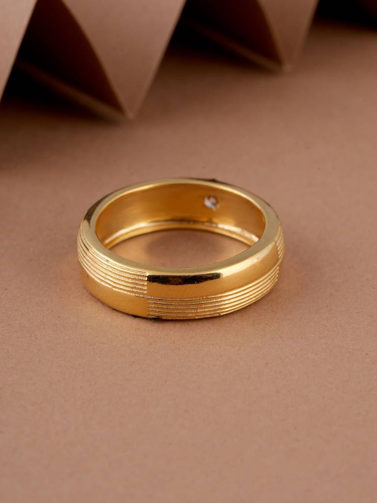 Promise In Gold Signature Ring For Unisex : STURG0650-5