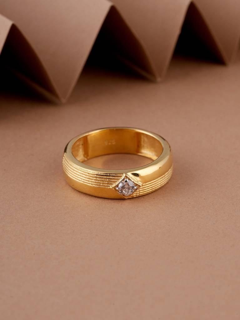 Promise In Gold Signature Ring For Unisex : STURG0650-5