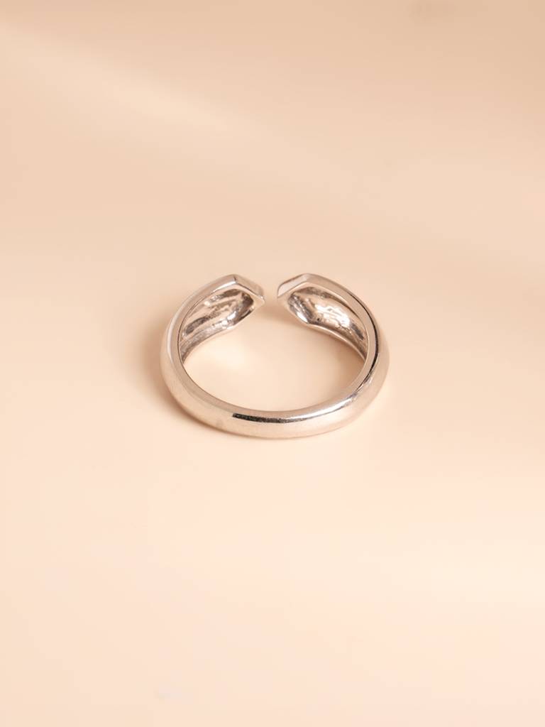 Unity Gap 925 Silver Unisex Ring For Unisex : STURG0984-6