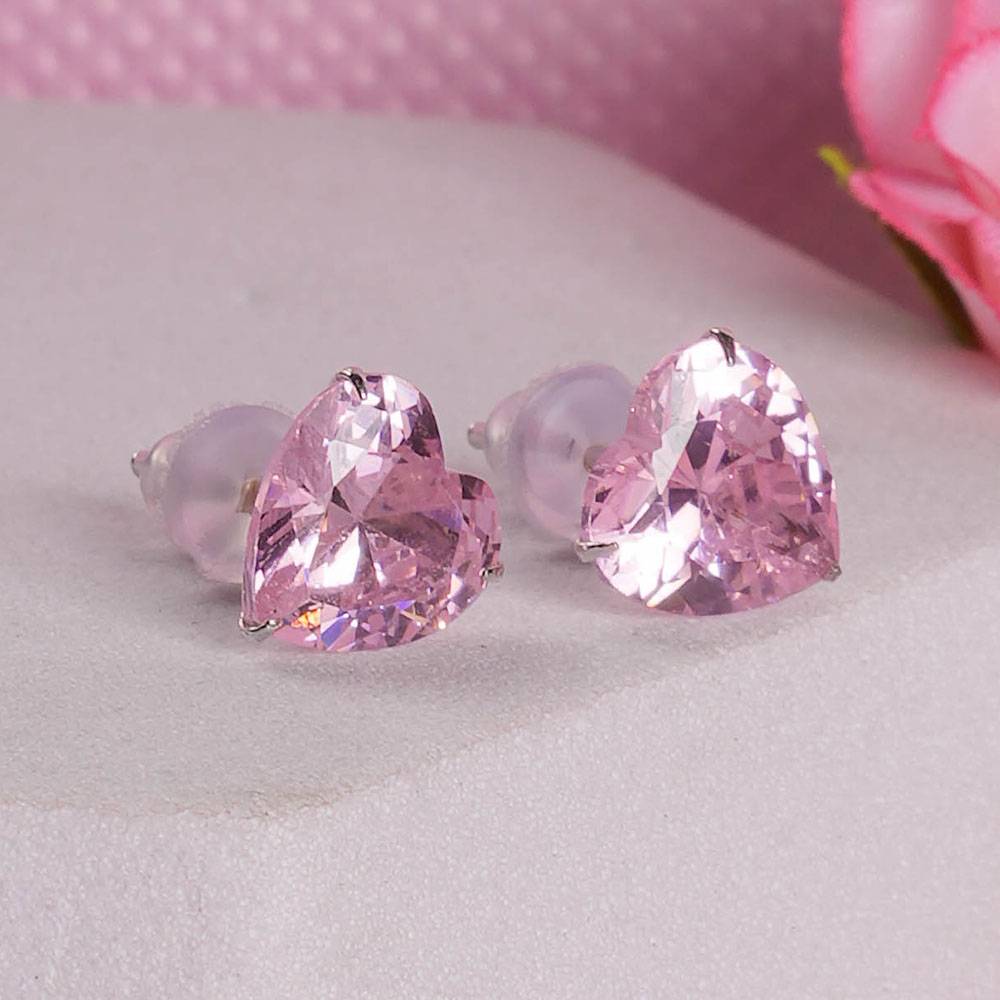 925 Sterling Silver Lustrapetal Studs For Womens - Waterproof & Anti-Tarnish : STWER0839