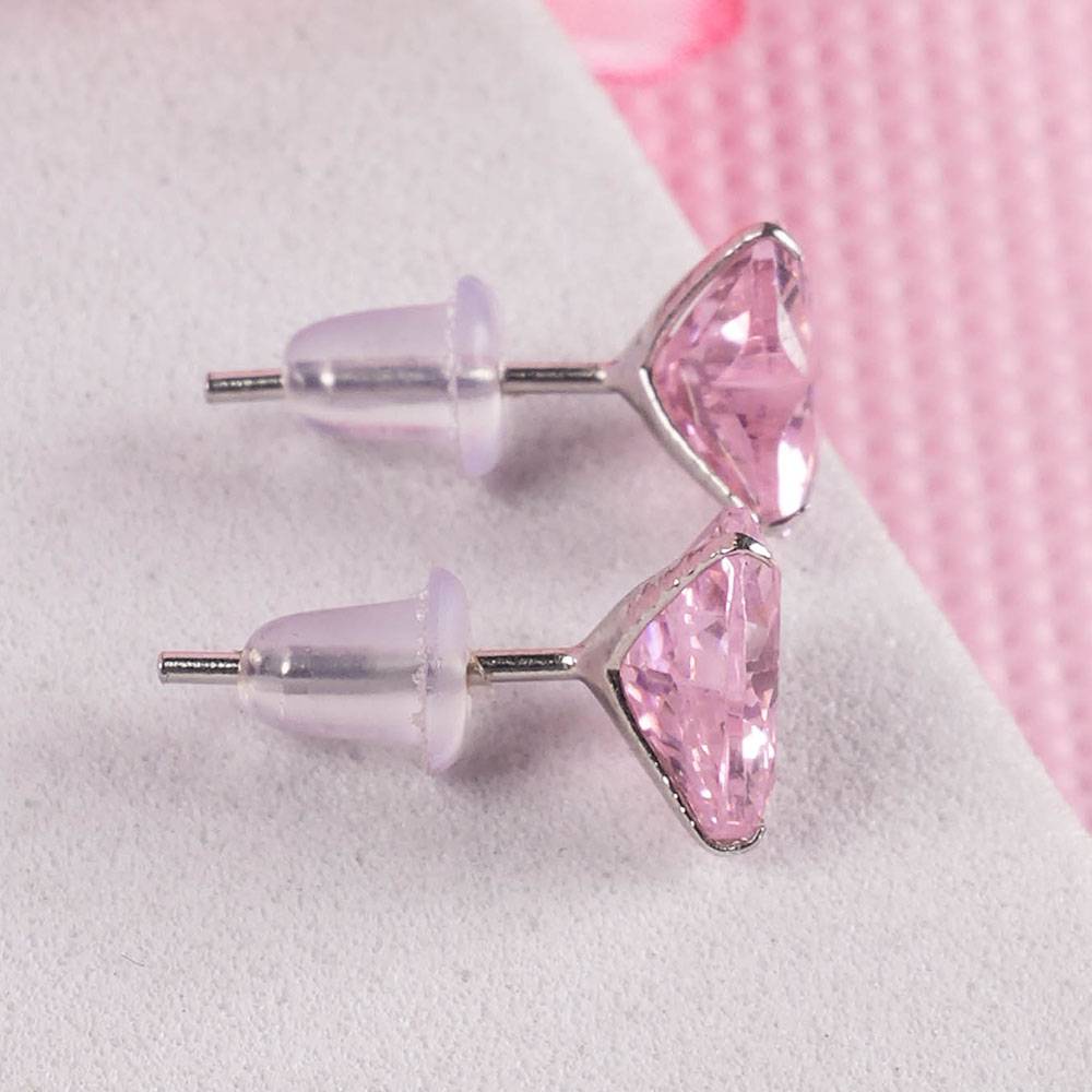 925 Sterling Silver Lustrapetal Studs For Womens - Waterproof & Anti-Tarnish : STWER0839