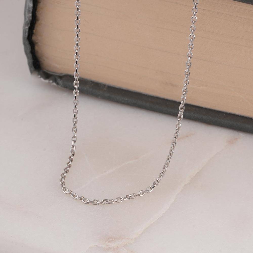 925 Sterling Silver Chain Necklace For Womens : STWNC0324