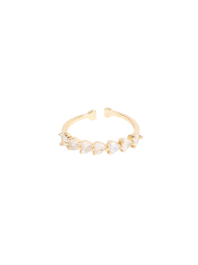 Unique Multi-Stone Gold Ring For Women & Girls : RS14314-G
