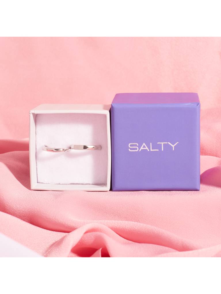 Couple'S Silver Promise Rings For Girlfriend & Boyfriend : RC24300-S