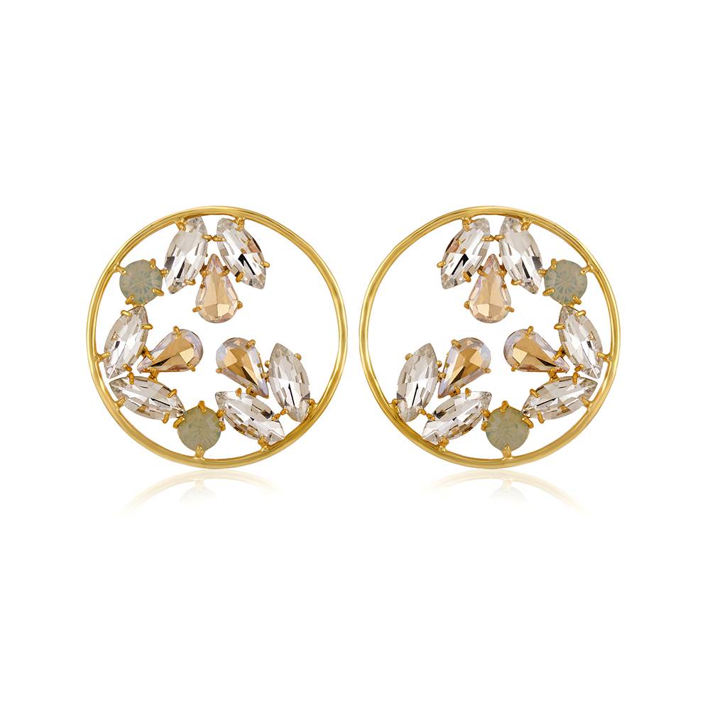 Sameera Crystal Hoops