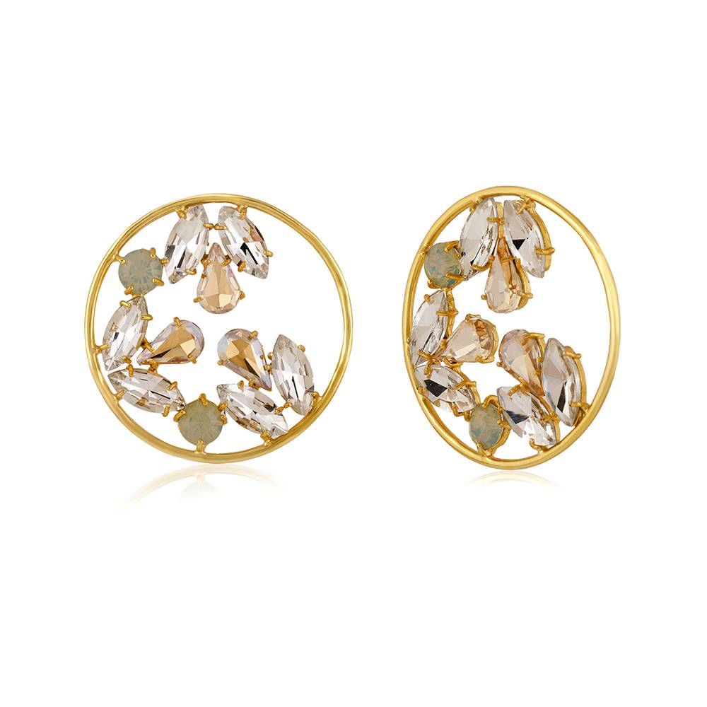 Sameera Crystal Hoops