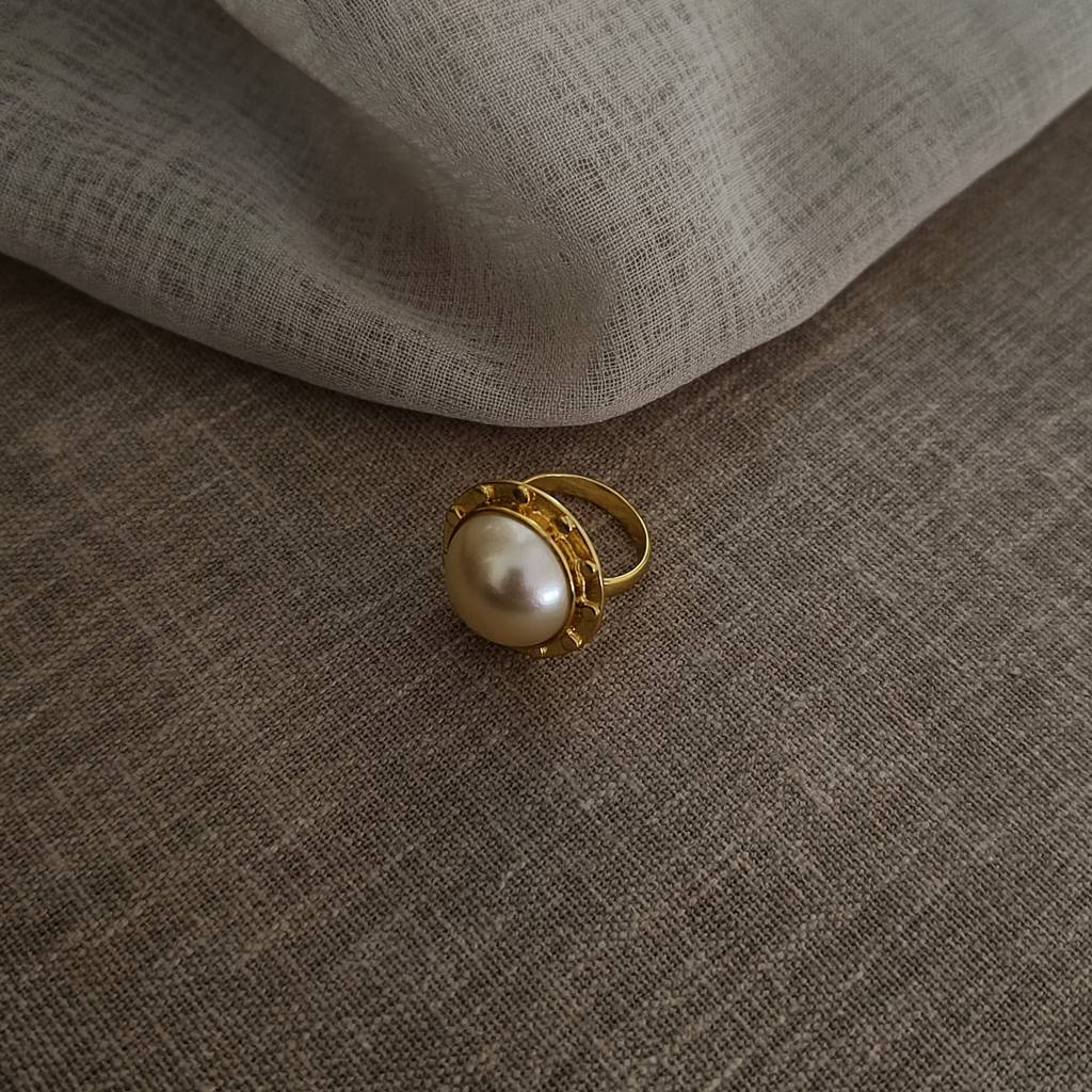 Sangria Pearl Luxe Ring