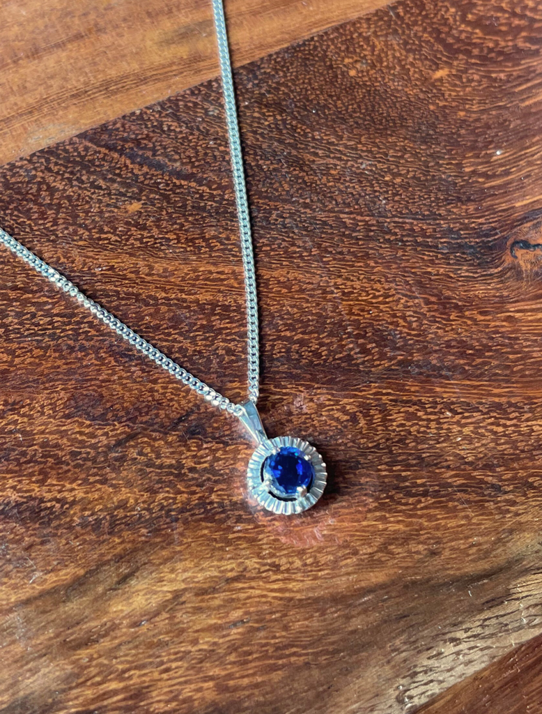 The Pendant Of Intuition & Spiritual Insight - Natural Pendant : GSP-Sap