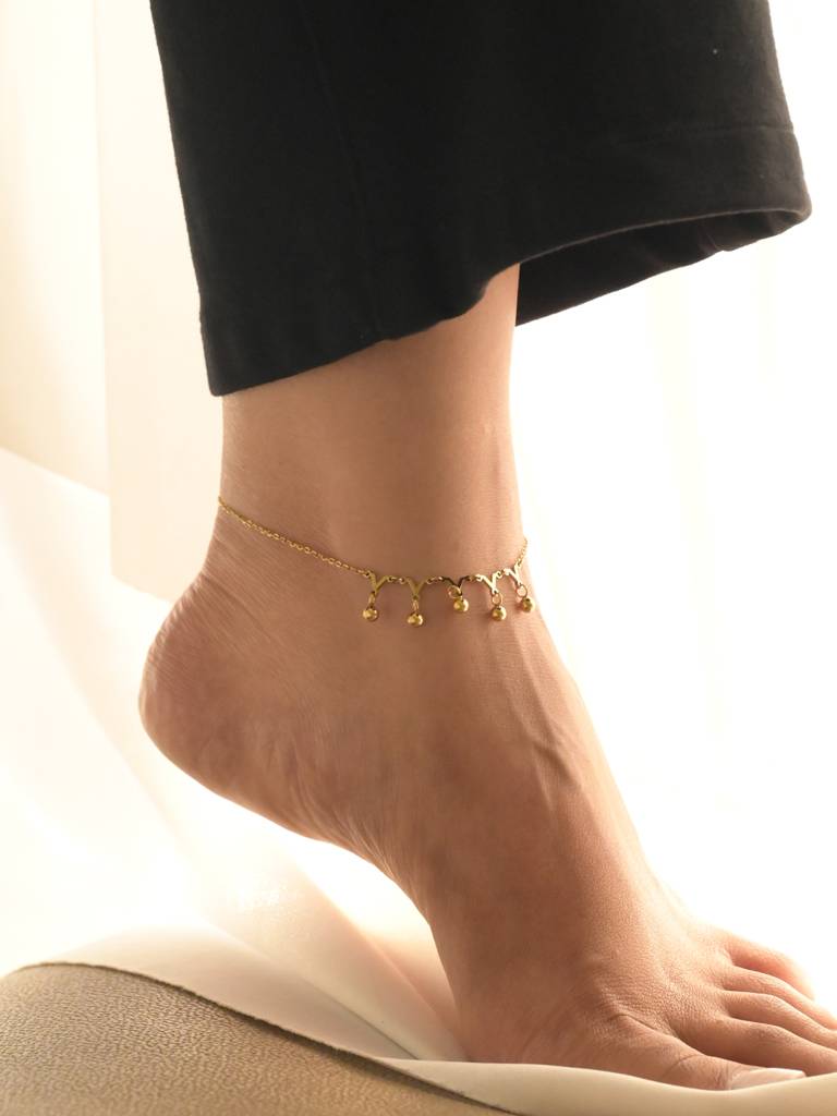 Sparkly Strand Anklet : AN012