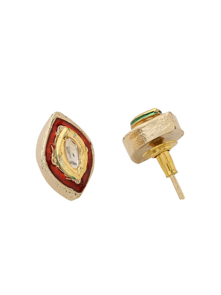 18K Gold Plated Red Meenakari Handcrafted Mangalsutra Set : ABMJMS03