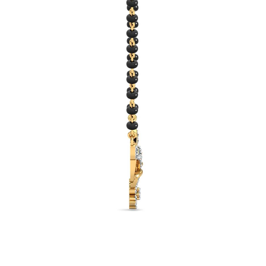 KuberBox 18K Yellow Gold Rudrani Mangalsutra
