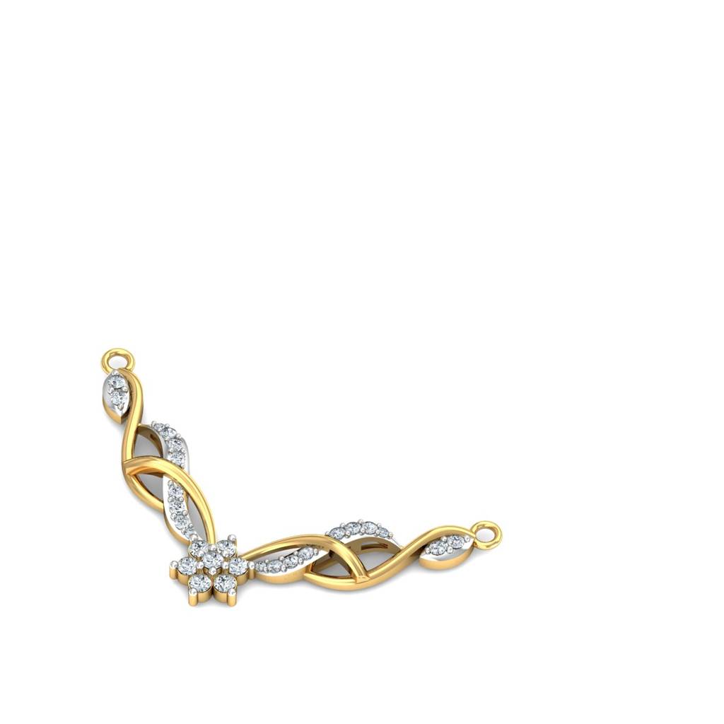 KuberBox 18K Yellow Gold Rudrani Mangalsutra