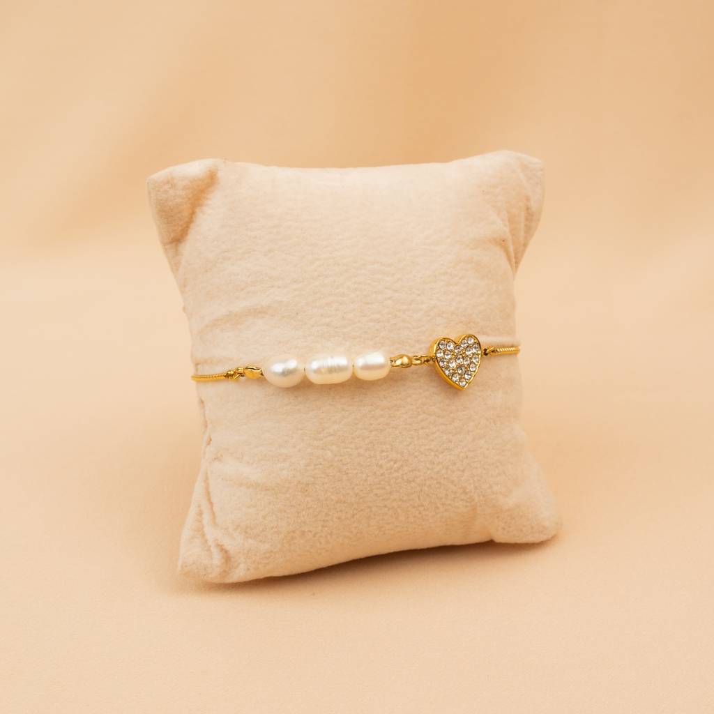 The Pearl Heart Bracelet : TB14