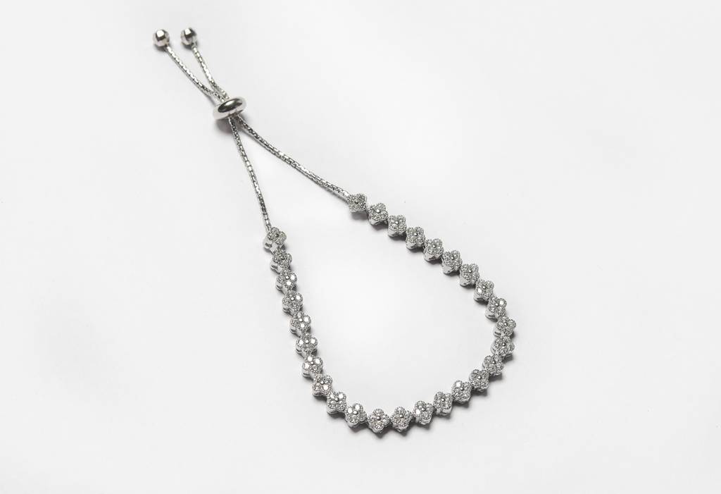 Rosetta Clover Leaf Adjustable Bracelet : TB4106