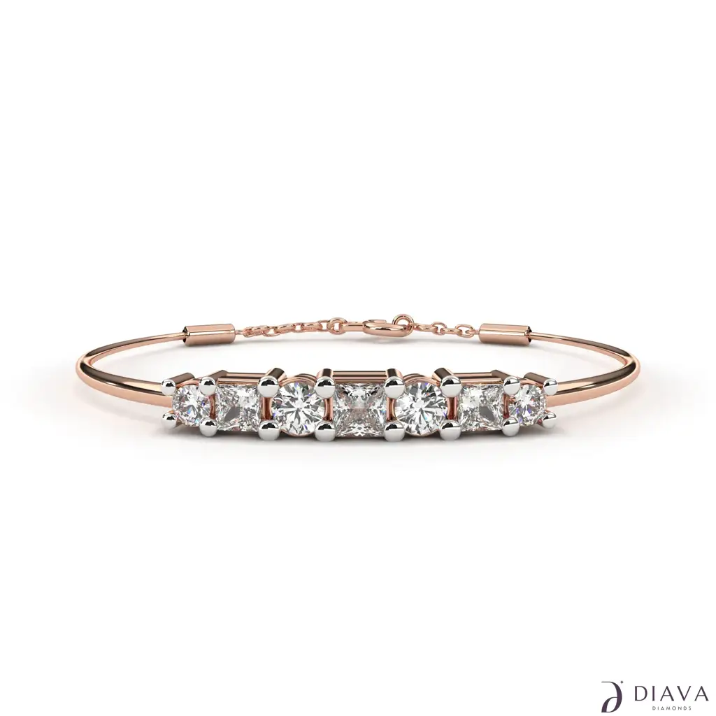 Bezel Set Multistone Bracelet : BezelSetMultistoneBracelet