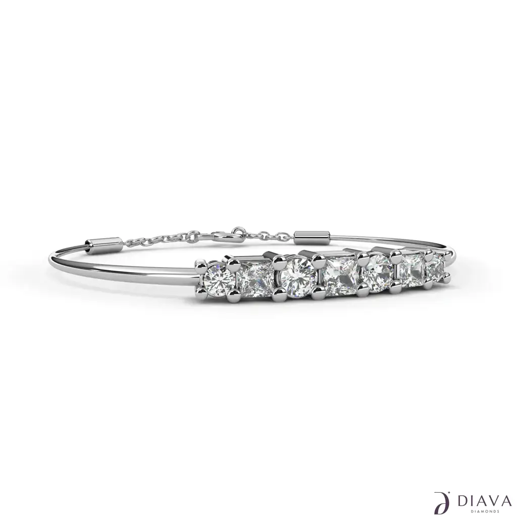 Bezel Set Multistone Bracelet : BezelSetMultistoneBracelet