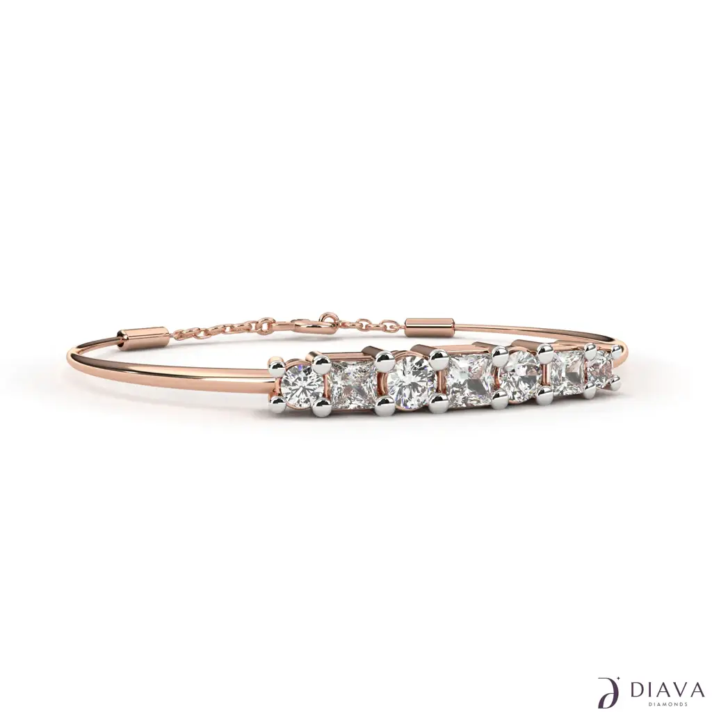 Bezel Set Multistone Bracelet : BezelSetMultistoneBracelet