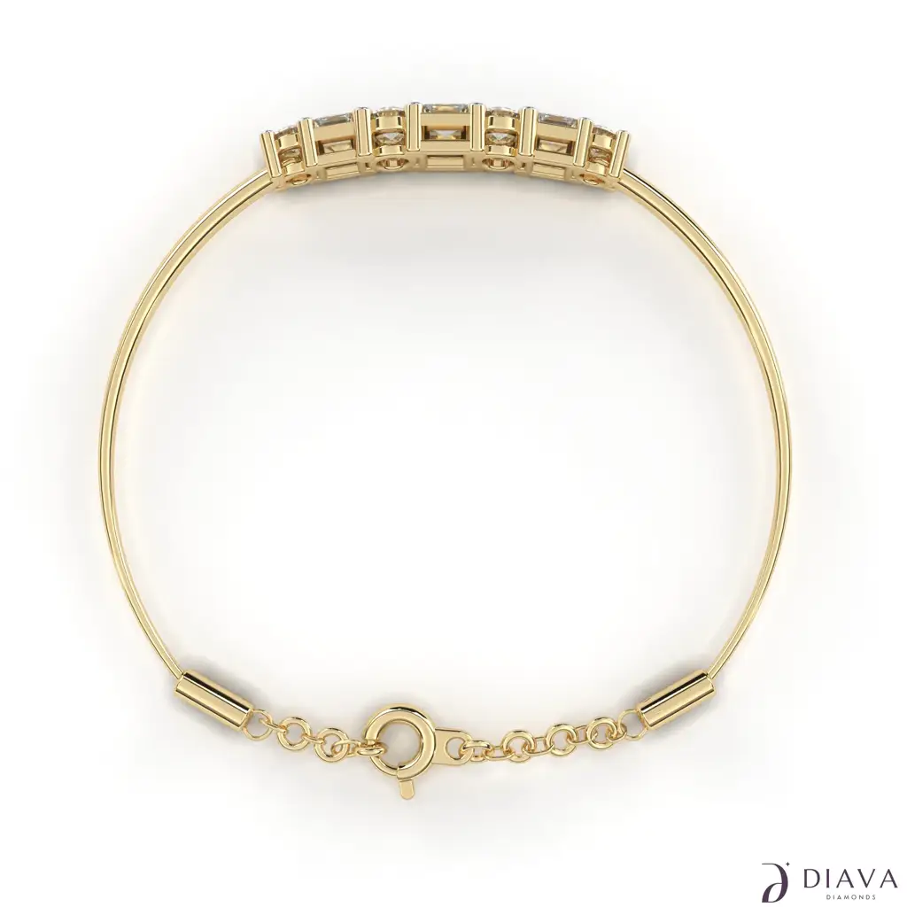 Bezel Set Multistone Bracelet : BezelSetMultistoneBracelet