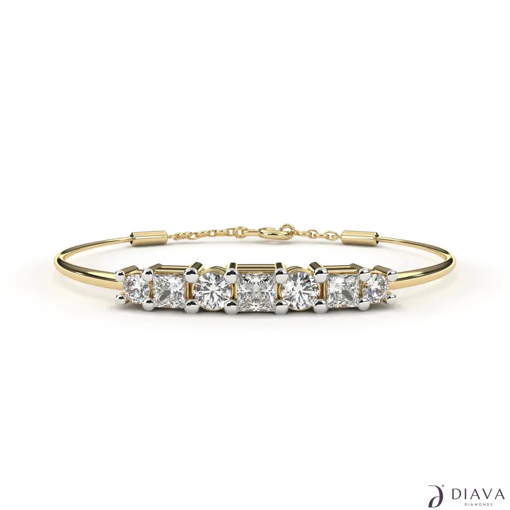 Bezel Set Multistone Bracelet : BezelSetMultistoneBracelet