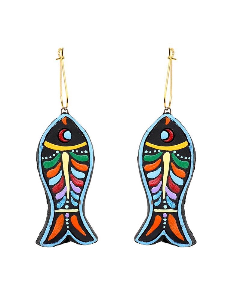 Jugal Matsya Necklace Set : TERRANS1562