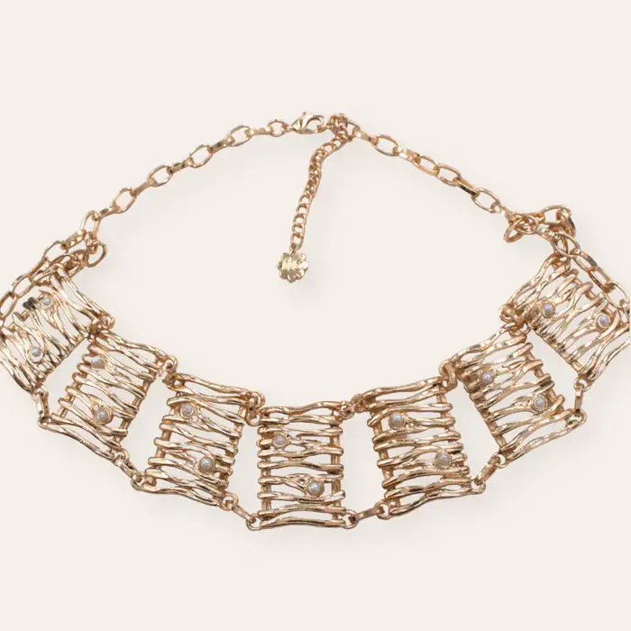 Tfc 24K Cute Squishy Pearl Gold Plated Choker Necklace : 20184