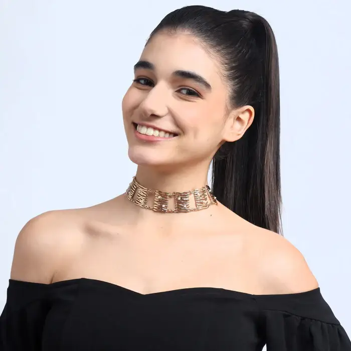 Tfc 24K Cute Squishy Pearl Gold Plated Choker Necklace : 20184
