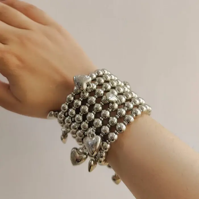 Tfc Lovely Heart Plated Stacked Bracelet : 40073