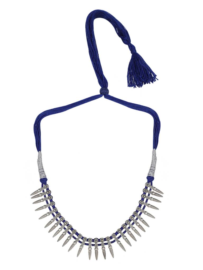 Firoza Moonlight Strokes Necklace : THREADNECK1324