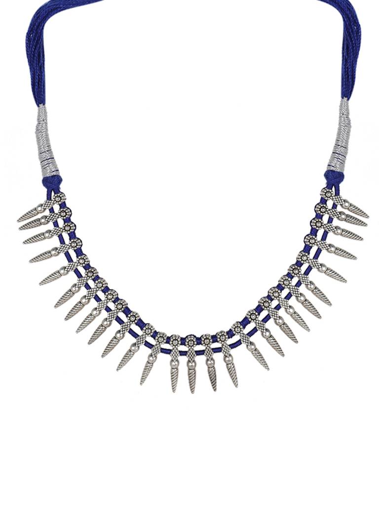 Firoza Moonlight Strokes Necklace : THREADNECK1324