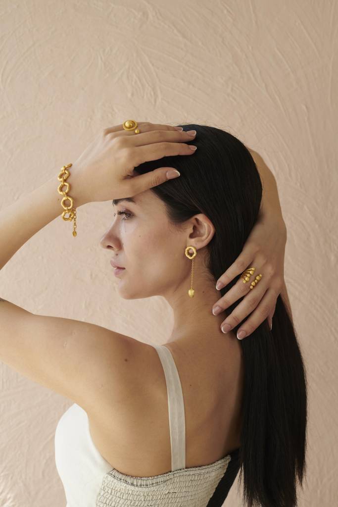 Halo Drop Earing : AATLA063