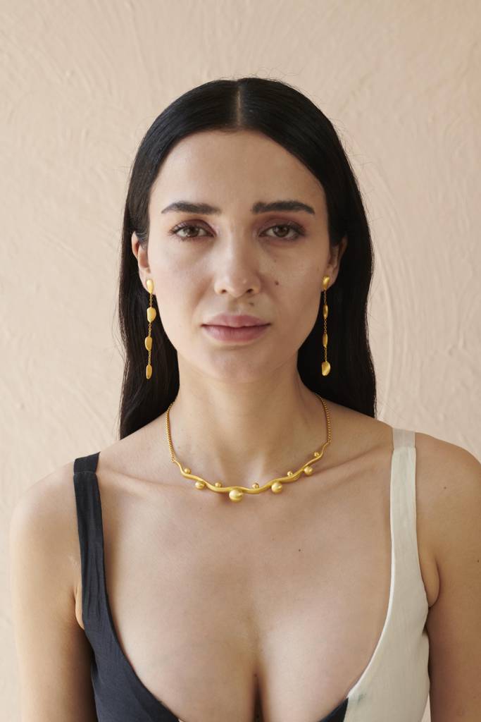 Nacre Drop Earing : AATLA045