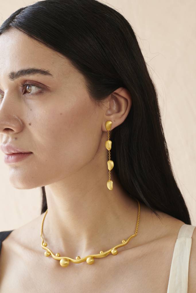 Nacre Drop Earing : AATLA045