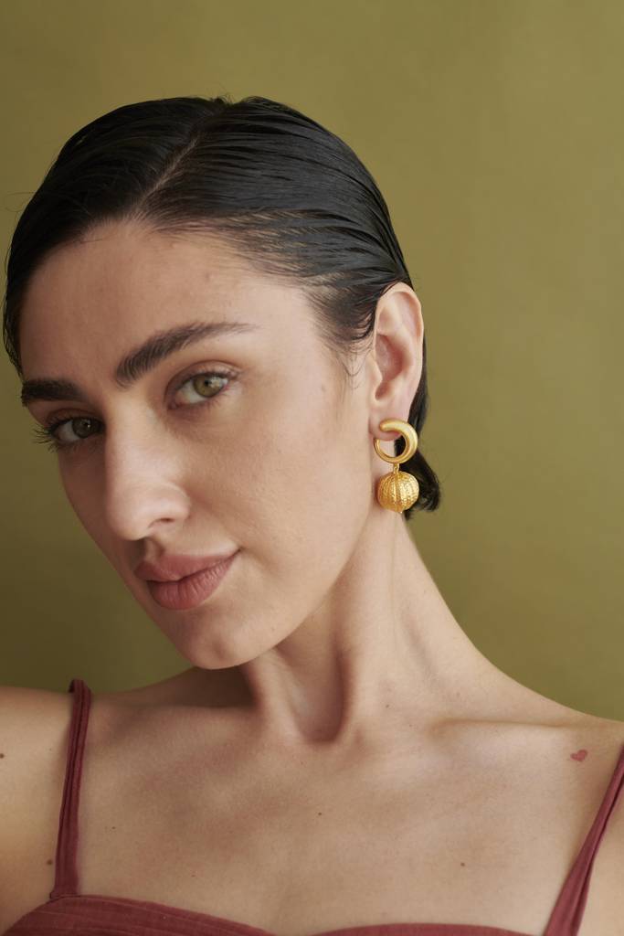 Swirl Enamel Drop Earing : AATLA047