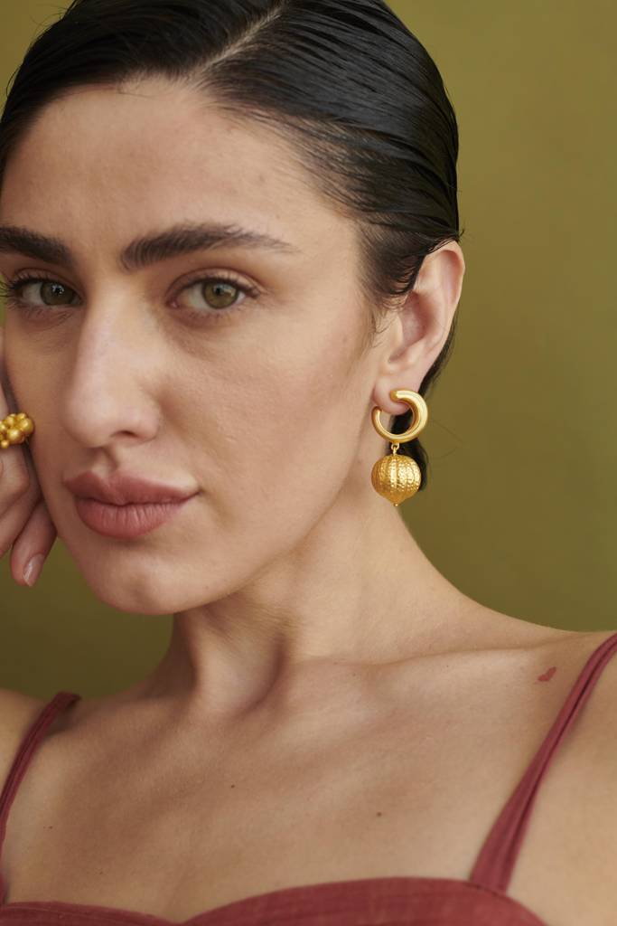 Swirl Enamel Drop Earing : AATLA047