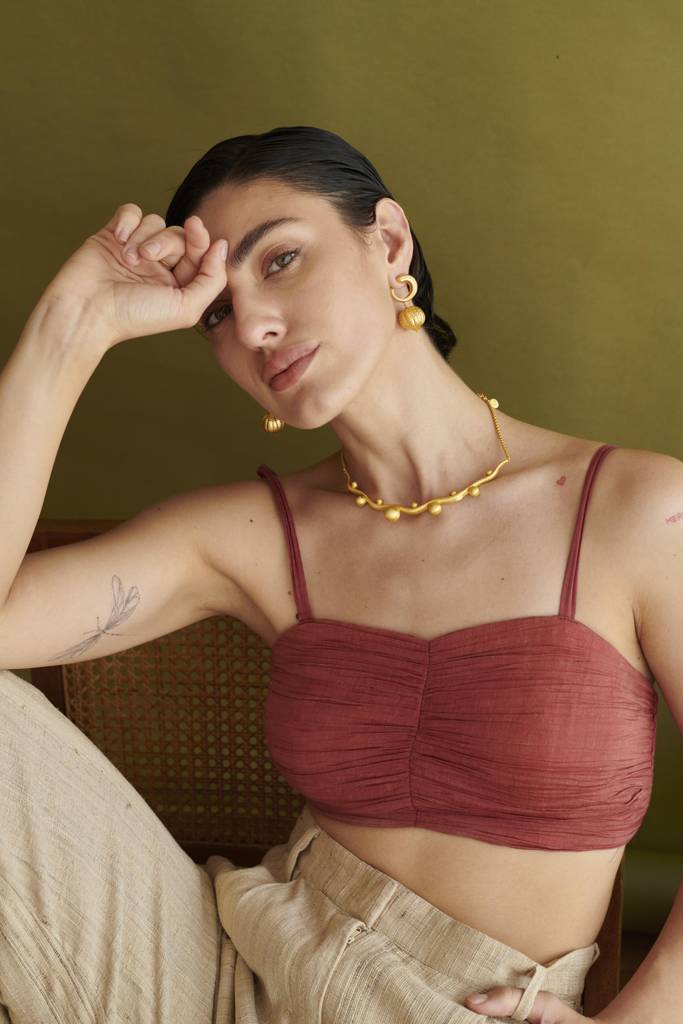 Swirl Enamel Drop Earing : AATLA047