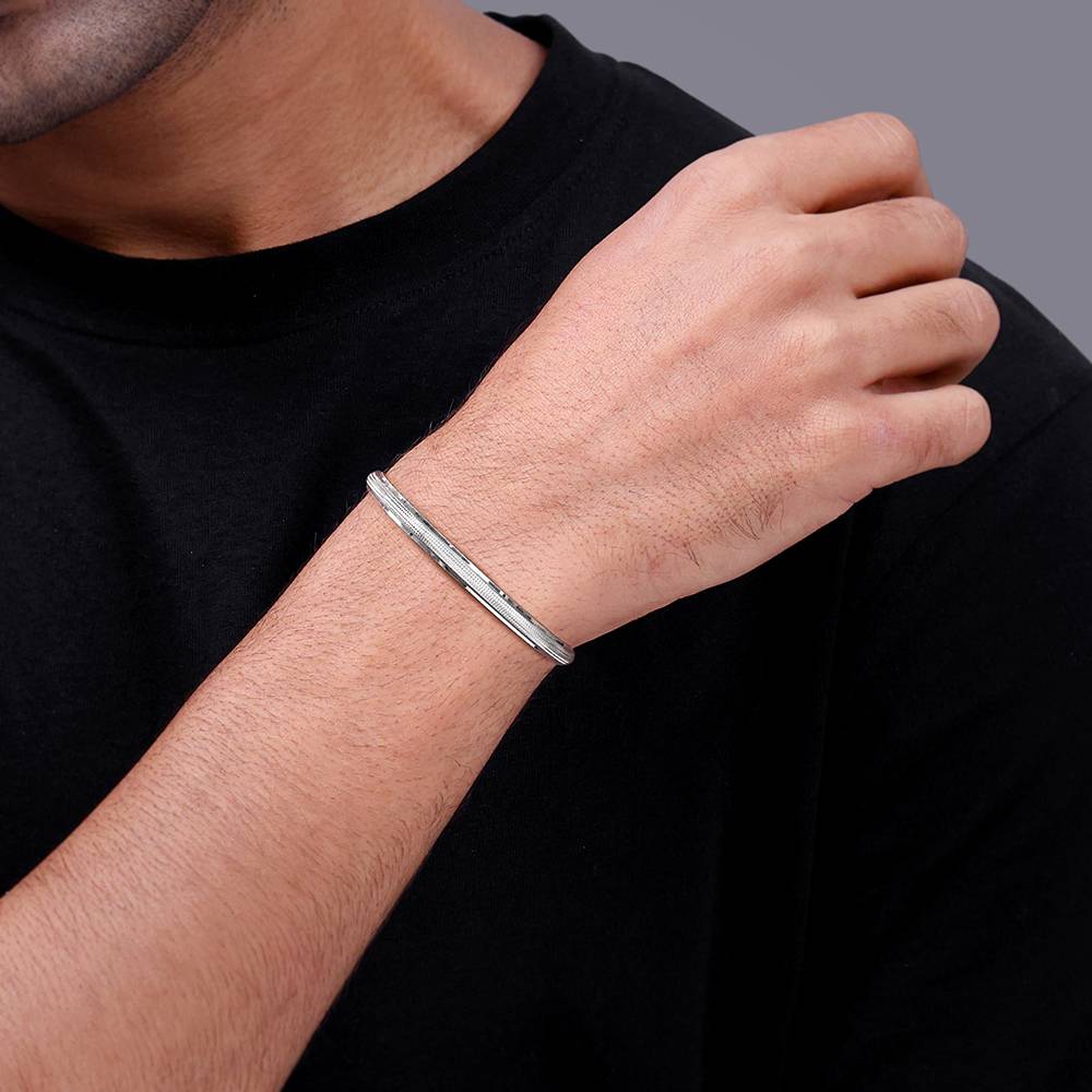 925 Silver Arvith Kada For Him : TLBR056