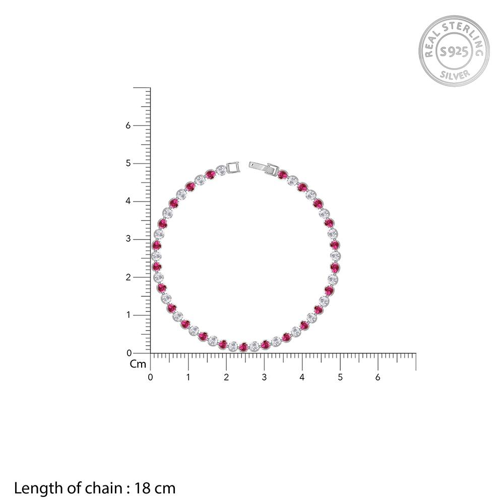 925 Silver Duo Luminous Bracelet : TLBR096