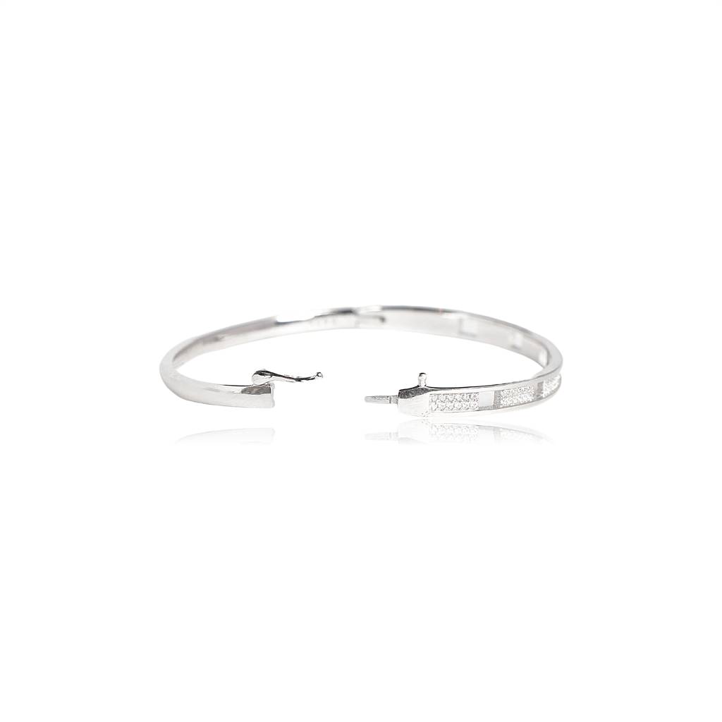 925 Pure Silver Classy And Elegant Bracelet | Silver Bangle Bracelet : BR1012