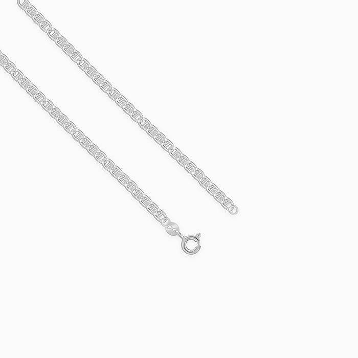 925 Silver Flat Anchor Chain For Him| Necklace To Gift Men & Boys : TLCH033